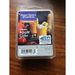 Better Homes and Gardens Scented Fragrance Wax Cubes Creamy Apple Cider New